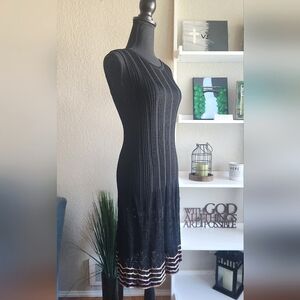 M by Missoni Black knitted dress Size M
